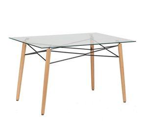 Mesa de Vidrio 140x80 cm Charles Top