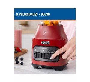 Licuadora 6 Velocidades 800W + Pulso BLSTPEGRPB Rojo