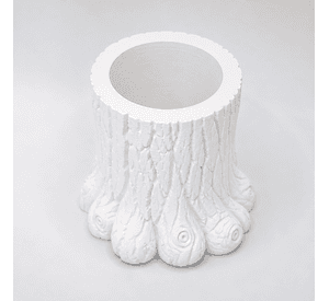 Macetero Decorativo Hogar- Forma Koala 10 cm Blanco