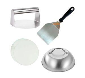 Kit De Prensa De Hamburguesas De Acero Inoxidable