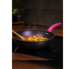 Wok Antiadherente Vitta Cherry 28cm Aluminio Forjado