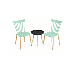 Set de Terraza Windsor Magic Negra