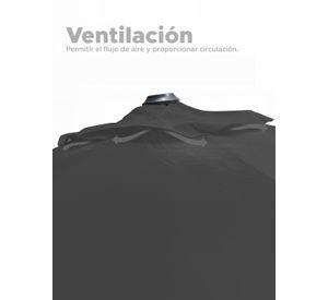 Quitasol para terraza Lateral Gráfito 360 Vincenzi