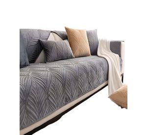 JUEGO DE 5 FUNDAS PARA SOFA CON DISEÑO G6 GRIS