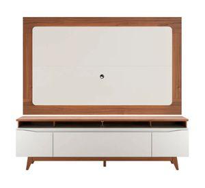 Rack 75" Flynt stilo + panel Oslo beige/off white