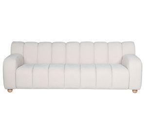 Sofá 3 cuerpos Kali tela beige