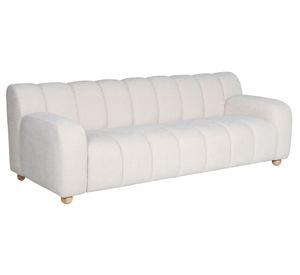 Sofá 3 cuerpos Kali tela beige