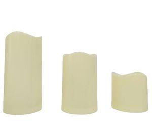Vela LED 3 piezas