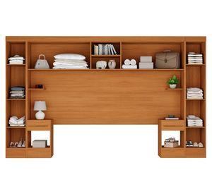Clóset modular 6 puertas 2 cajones Genius cappuccino 194.5x266x40 cm