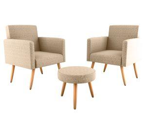 Poltronas Dallas con Puff E-486