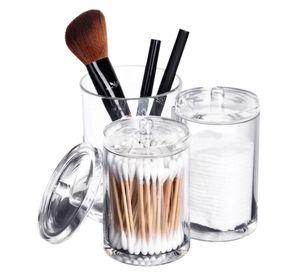 Organizador Acrílico Para Cosméticos Multifuncional de 3 Cilindros Unidos JN-112