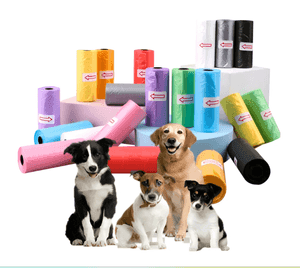 20 Rollos Bolsas Excremento Caca de Perros Gatos Desechos