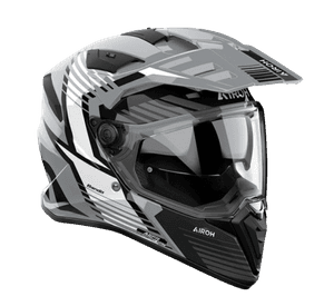 Casco para moto Airoh Bandit Spicy Gris Brillo