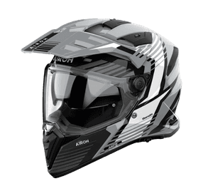 Casco para moto Airoh Bandit Spicy Gris Brillo