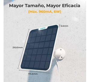 Panel Solar 2  5,8w Blanco