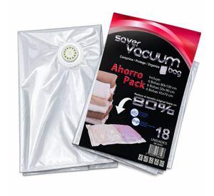 Pack Ahorro 18 Bolsas Ahorra Espacio SVB