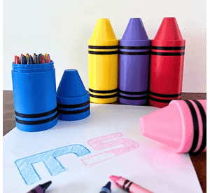 Contenedor de Crayones