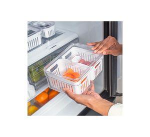 Organizador Clear Fresh 2 Cestas 2,2 lt Ou