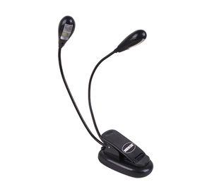 LAMPARA DOBLE 4 LEDS PARA ATRIL PARTITURA MKLED 445 MEKSE