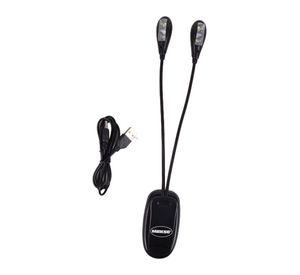 LAMPARA DOBLE 4 LEDS PARA ATRIL PARTITURA MKLED 445 MEKSE