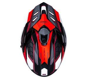 Casco para moto MT Track SV HS218 NEXUS B5 Rojo Brillo