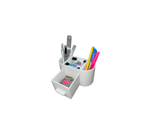 Organizador de escritorio con cajón