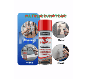 Removedor De Graffiti En Spray Inoxcrom Limpiador Pintura
