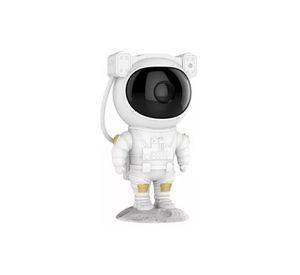 Proyector galaxia, lámpara LED de astronauta, color gris