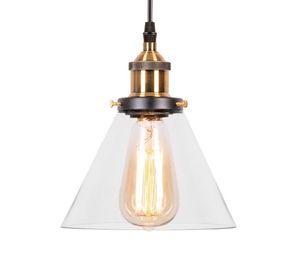 LÁMPARA COLGANTE VINTAGE VIDRIO E27 1X40W
