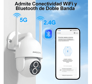 Cámara de Seguridad Wifi Ip Doble Lente con Audio Hd SE