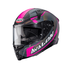 Casco para moto Caberg Avalon X Optic Matt Black/Grey/Fuchsia