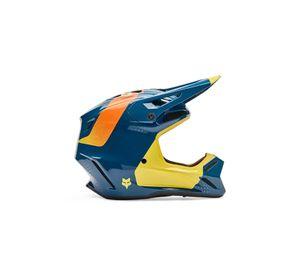 Casco Moto V3 Tine Azul Fox