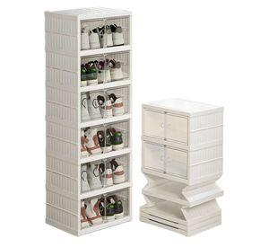 ESTANTE ORGANIZADOR DE ZAPATOS 6 NIVELES DOBLE PLEGABLE