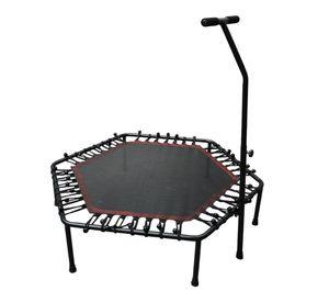 TRAMPOLIN FITNESS HEXAGONAL CON MANGO BEST AMERICA