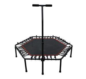 TRAMPOLIN FITNESS HEXAGONAL CON MANGO BEST AMERICA