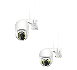 Pack X 2 Camara Domo Ip Wifi Hd Motorizada Vision Nocturna