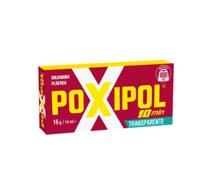 Adhesivo Poxipol soldadura plástica 16 gr/14ml Transparente