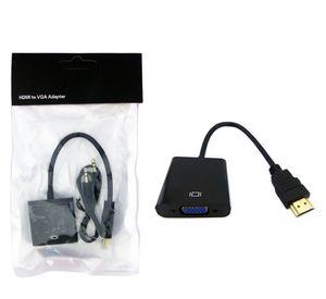 CONVERTIDOR CABLE DE HDMI A VGA ALTA RESOLUCION