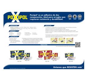 Adhesivo Poxipol Soldadura Plastica 21gr 14ml Color Metalico 10 min