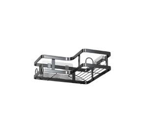 Estante Esquinero Baño Ducha Organizador Negro 5 Piezas