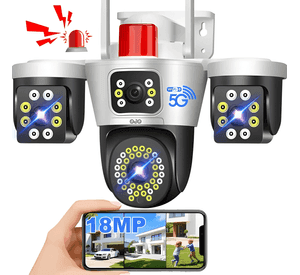 Ojo® 5g Tres Lentes Cámara de Seguridad 18mp Plus