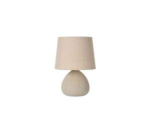 LAMPARA DE MESA RAMZI BEIGE 1xE14