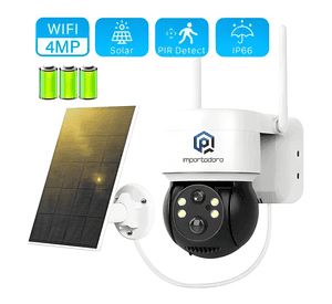 Cámara Domo QP-JK-Q66 Solar 1080p Exterior Inalámbrica Plus