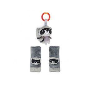 Almohadilla y Juguete sensorial Diono Baby-Mapache