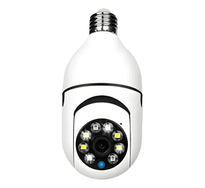 Camara de Seguridad Inalambrica 360° Tipo Ampolleta Red