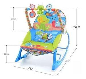 Silla bebe con Vibracion Color Azul