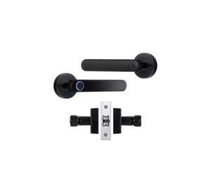 Cerradura Inteligente Bluetooth Huella Digital App Negra