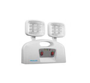 Lampara De Emergencia 2 Focos LED Recargables Blanco Philco