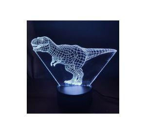 Lampara 3D Dinosaurio T-rex