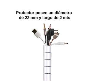 Protector De Cables Electricos 2 Mts Blanco